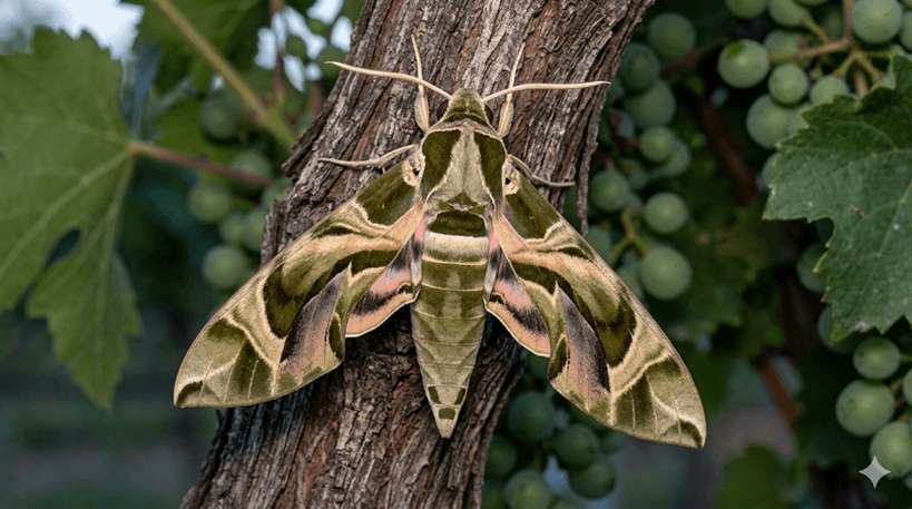 Pandora Sphinx Moth